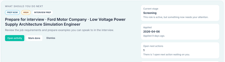 Interview tracker | ApplyArc | ApplyArc